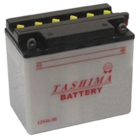 Batterie Plomb Tashima 12v, 16a. L: 175, L: 100, H:155mm, + à Droite. (livrée Avec Acide Séparé). - Batterie à Mettre En Acide A