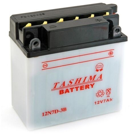 Batterie Plomb Tashima 12v, 7a. L: 135, L: 75, H:150mm, + à Droite Pour Quads. (livrée Sans Acide Séparé). - Batterie à Mettre E