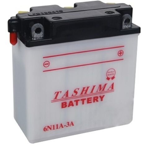 Batterie Plomb Tashima 6v, 11a. L: 122, L: 62, H:132mm, + à Droite. (livrée Sans Acide). - Batterie à Mettre En Acide Avant D'êt