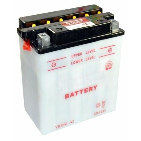 Batterie Plomb Tashima Renforcée 12v, 12a. L: 134, L: 80, H: 160mm, + à Droite Pour Motos. (livrée Avec Acide Séparé). - Batteri
