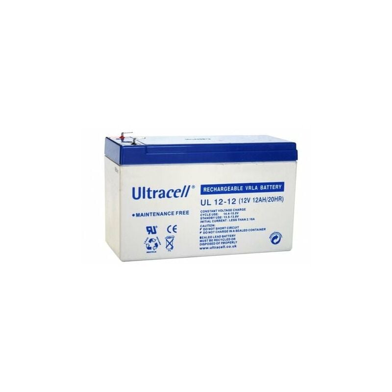 Batterie plomb - Ultracell UL 12-12 - 12V 12Ah, gamme UL