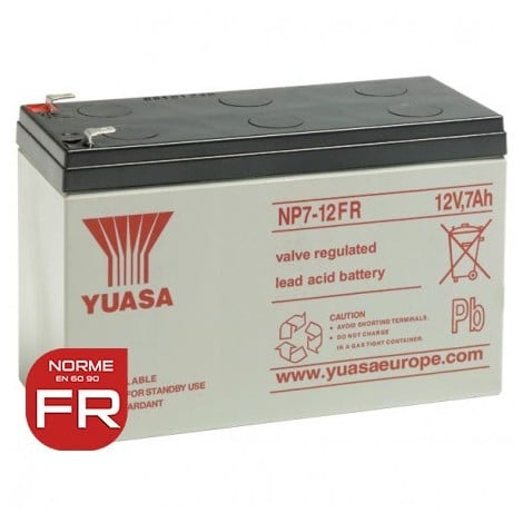 Batteria AGM YUCEL Y1.2-6 FR 6V 1.2Ah F4.8