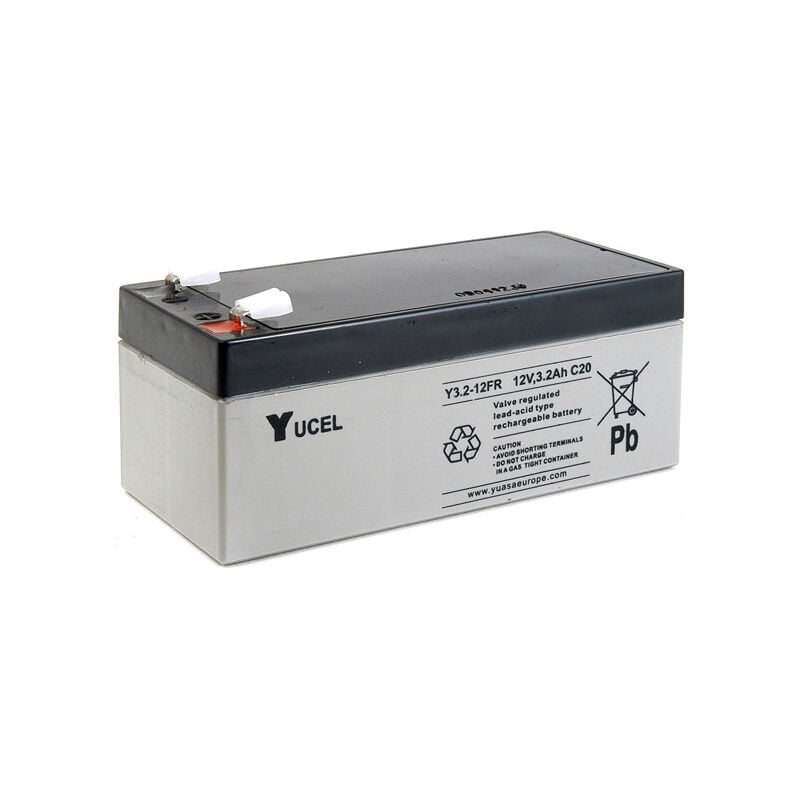 Yucel - Batterie plomb agm Y3.2-12FR 12V 3.2Ah F4.8