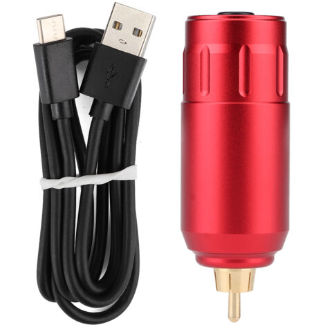 Batterie portable sans fil ultra-légère 1200mAh pour machine à tatouer, connexion RCA