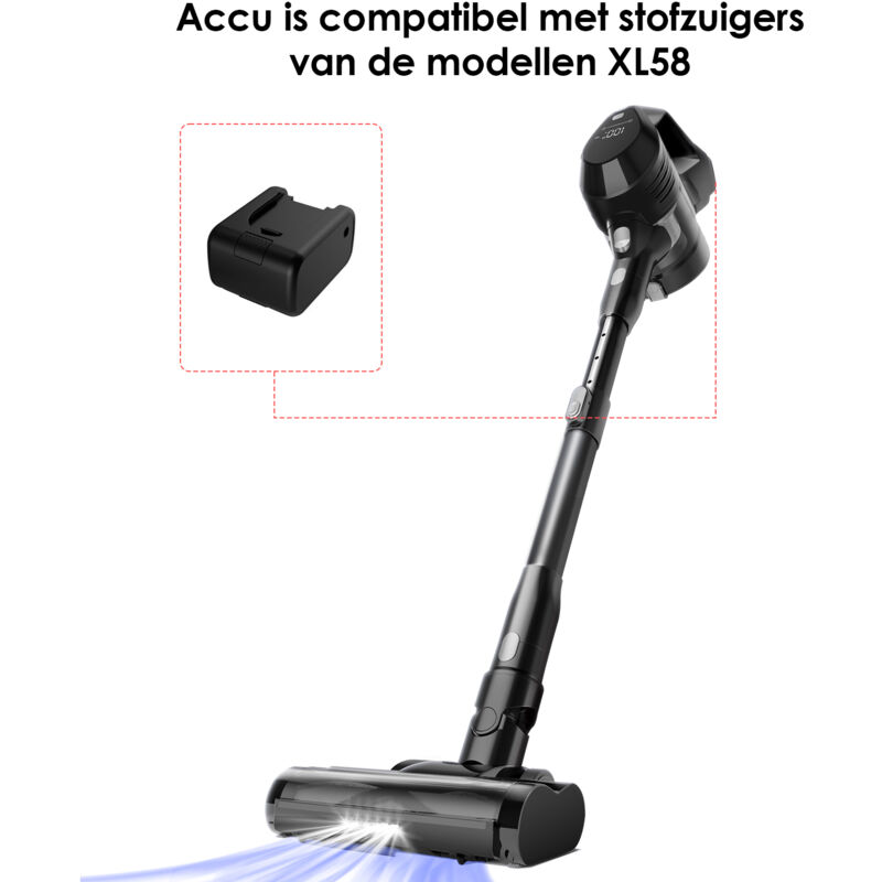 Authmic - Batterie pour aspirateur balai sans fil XL58-2500 mah