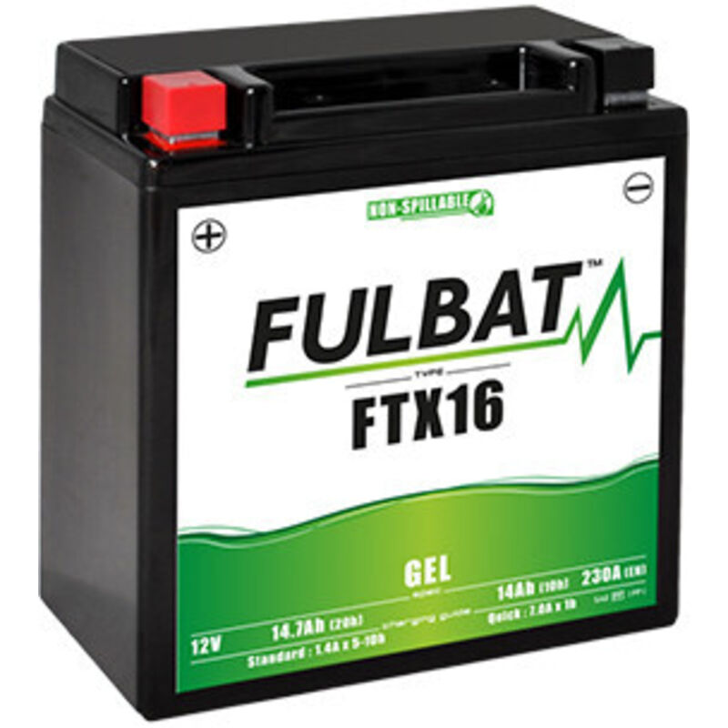 Fulbat - Batterie pour autoportée ftx 16 550763 14.7Ah et 12V