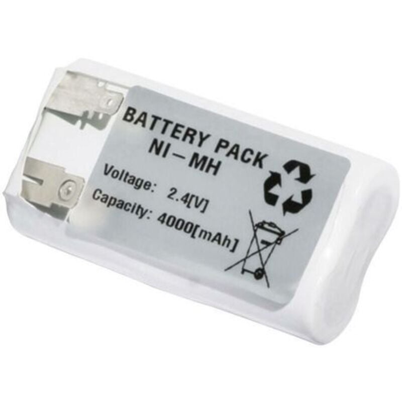 Emmerich - 2443FA4000R Batterie pour éclairage de secours cosses à souder en u 2.4 v 4000 mAh