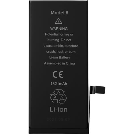 Batterie pour iPhone 8 - Batterie de remplacement 1821mAh Lithium-ion Phonillico®