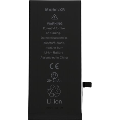 Batterie pour iPhone XR - Batterie de remplacement 2942mAh Lithium-ion Phonillico®