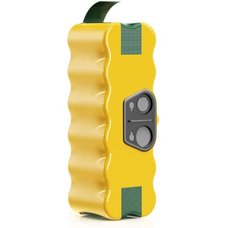 AIPERQ Batterie pour iRobot Roomba 500 600 700 800 Séries et R3, Scooba 450 Aspirateur, 14.4V 4500mAh Ni-MH, avec 2 Brosses Latérales