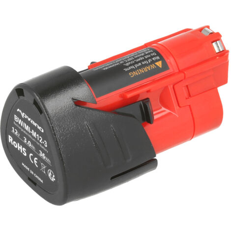 Batterie pour Milwaukee M12 12 V 3,0 Ah