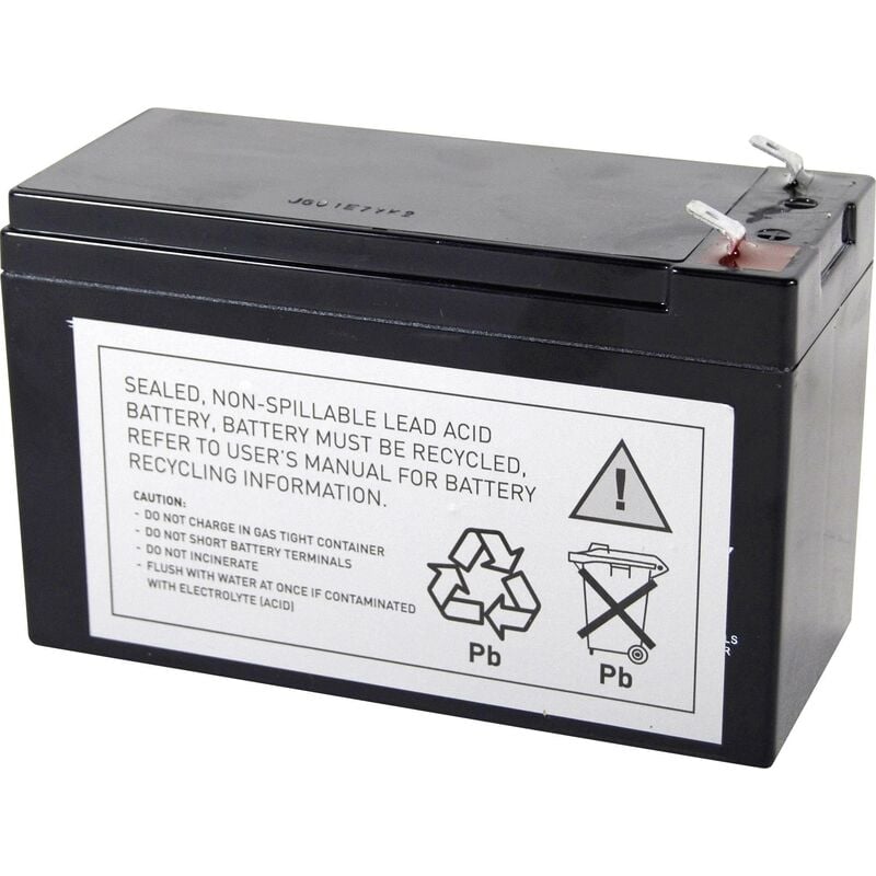 Conrad Energy - RBC17 Batterie pour onduleur remplace la batterie d'origine RBC17 Adapté aux marques apc D99841