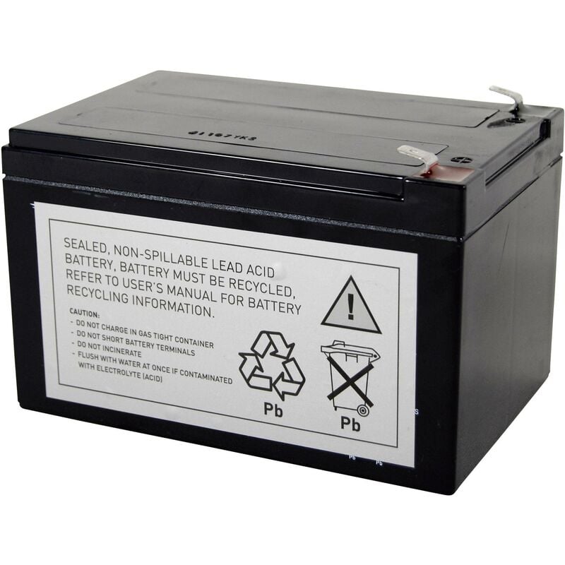 RBC4 Batterie pour onduleur Conrad energy RBC4 remplace la batterie d'origine RBC4 Adapté aux marques APC A39237