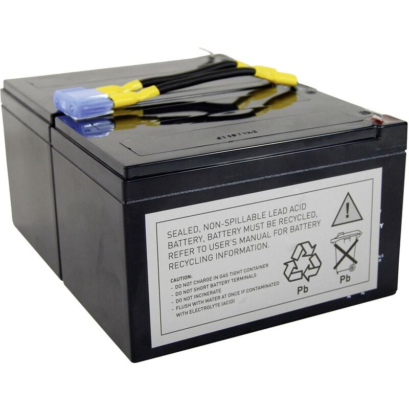 Conrad Energy - Beltrona RBC6 Batterie pour onduleur remplace la batterie d'origine RBC6 Adapté aux marques apc A39214