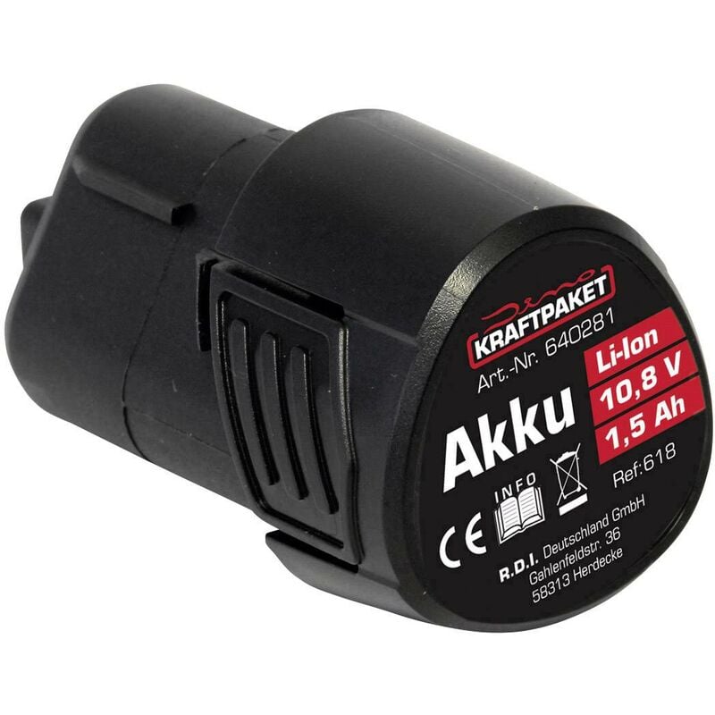 Dino Kraftpaket - akku 10,8V 1,5 Ah für Akku-Poliermaschine 640256 640281 Batterie pour outil 10.8 v 1.5 Ah Li-Ion R628621