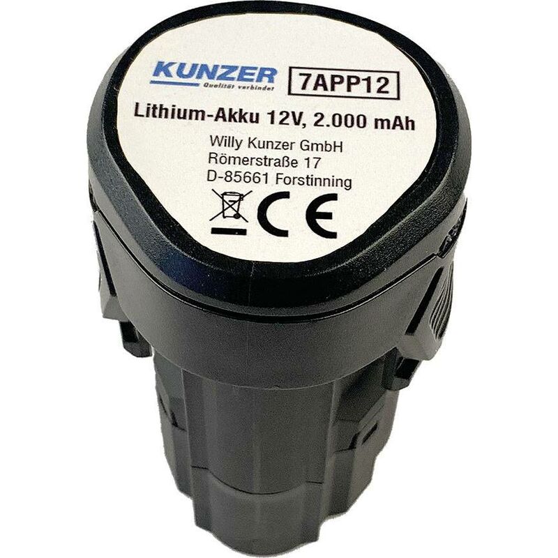 Kunzer - 7APP12 Batterie pour outil 12 v 2 Ah Li-Ion Y334692