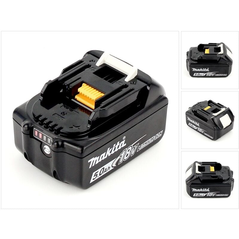 Makita - bl 1850 b Li-Ion Batterie 18V 5,0 Ah ( 197280-8 / 632f15-1 ) + Affichage led - Successeur de 196672-8