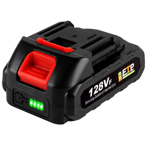 Batterie Pour Outils De Jardin 128 V 1821v 2000mah Convient Pour Tondeuse À Gazon, Taille-Haie Et Coupe-Bordure, Batterie Puissante
