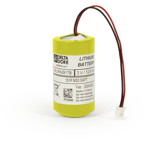 Batterie pour sirène extérieure BAT SEF2 TYXAL+ DELTA DORE 6416238