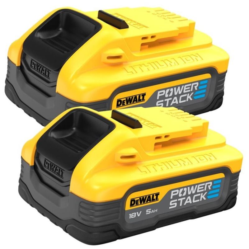 Batterie de remplacement Powerstack 18V DCBP518H2 avec 5 0h Ensemble de 2 - vue 2