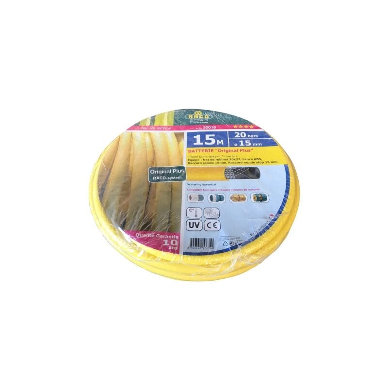 Racoexpert - Batterie équipée avec tuyau 'Original Plus' ø 15mm - 15ml