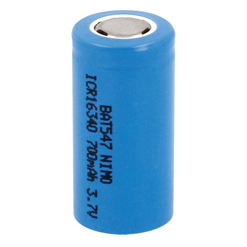 Pile Rechargeable 700ma 3,7v Lc16340 Nimo Ø16x34mm