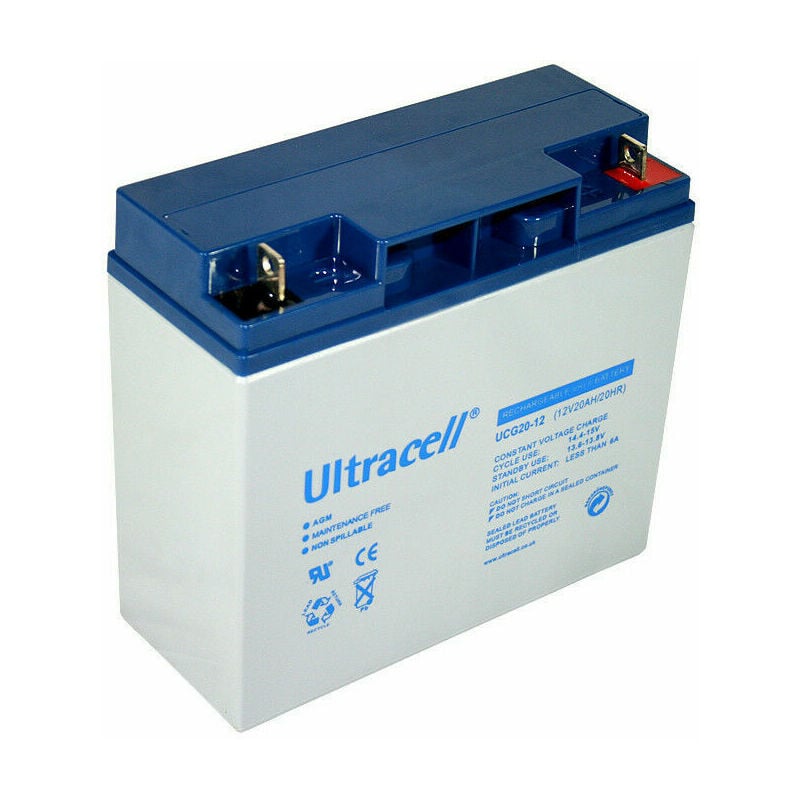Batterie Gel - Ultracell UCG20-12 - 12v 20ah