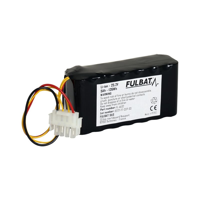 Batterie FL-AL02 Li-ion Fulbat 25V , 126Wh , 5Ah