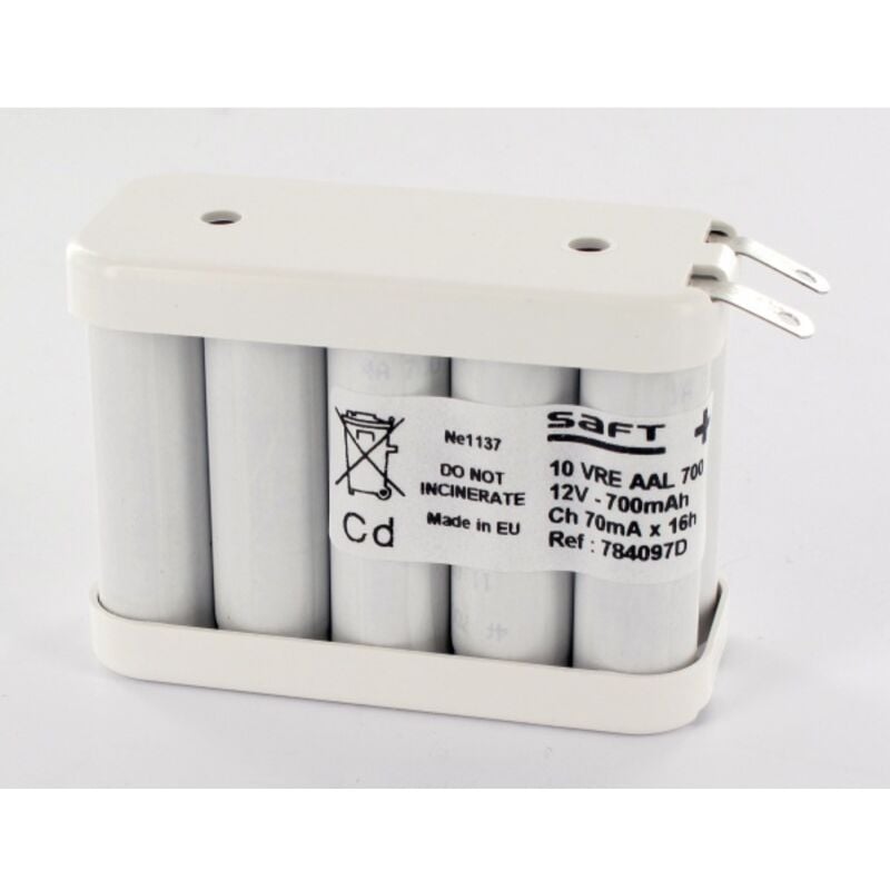 Saft - Batterie Arts 12V 700mAh 10VREAA NiCd 784097