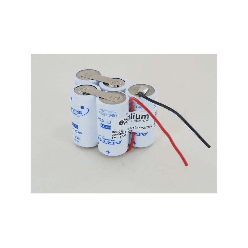 Batterie type Arts saft 6V 1.6Ah 5 VT Cs + fils
