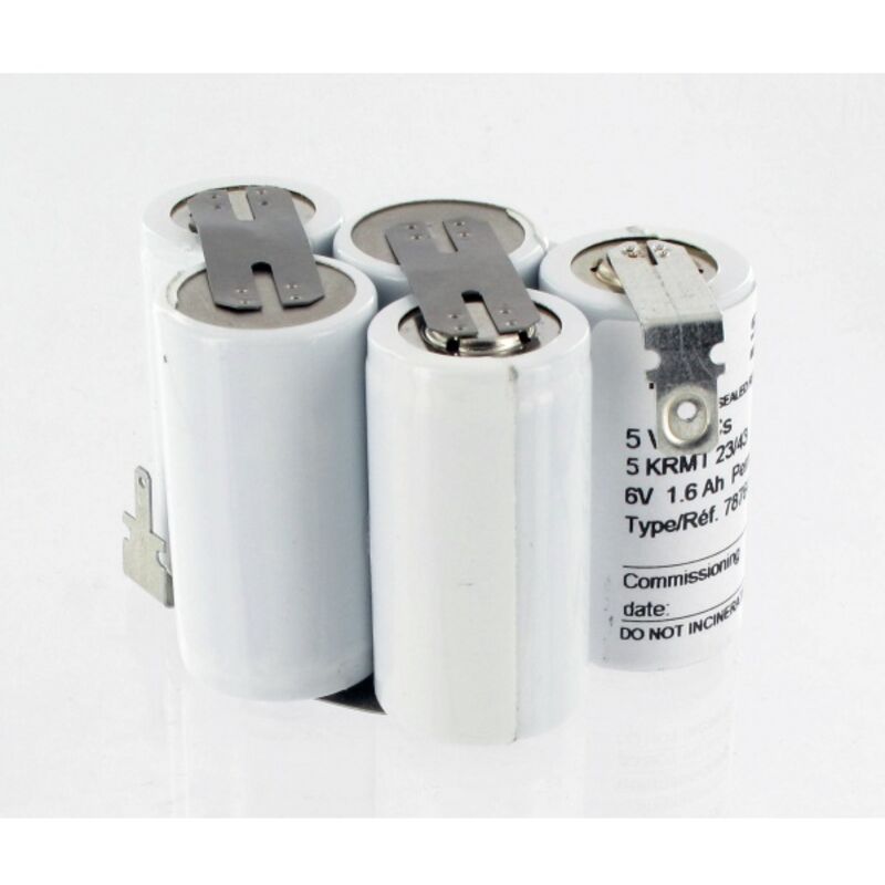 Batterie Saft 6V 1.6Ah NiCd baes 787641