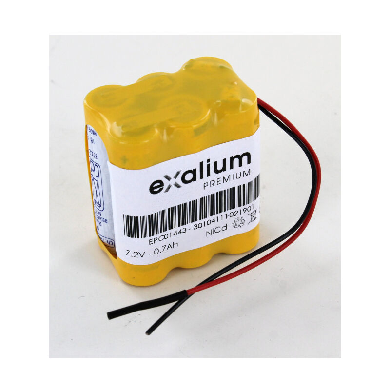 Batterie 7.2V 0.7Ah Cote cote 6VREAA700