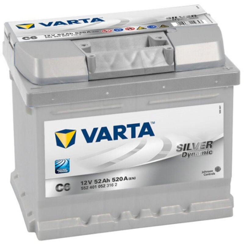 Varta - Batterie Silver Dynamic C6 12v 52ah 520A 552 401 052 LB1D