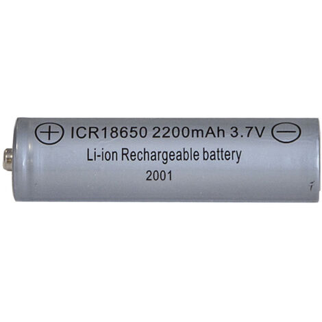 Batterie solaire rechargeable 18650 3.7V  2200 mAh Li-ION