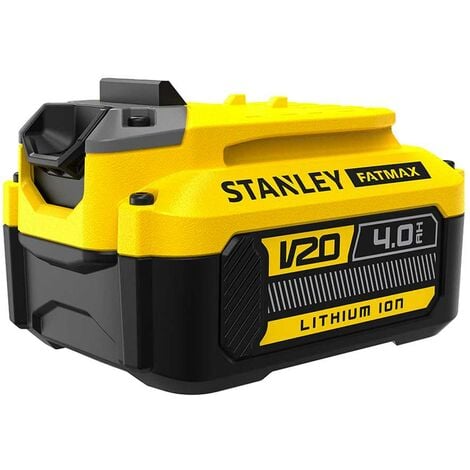Batterie LITHIUM-ION 18V 4Ah - STANLEY Fatmax SFMCB204-XJ - Technologie améliorée gamme Fatmax V20