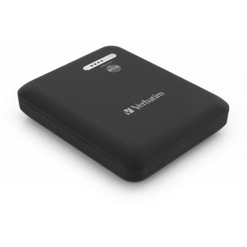 Verbatim Power Pack portable Dual USB 13 600 mAh - Blanc - Tablette - Lithium-Ion (Li-Ion) - 13600 mAh - 48,96 Wh - 14,5 h (49956)