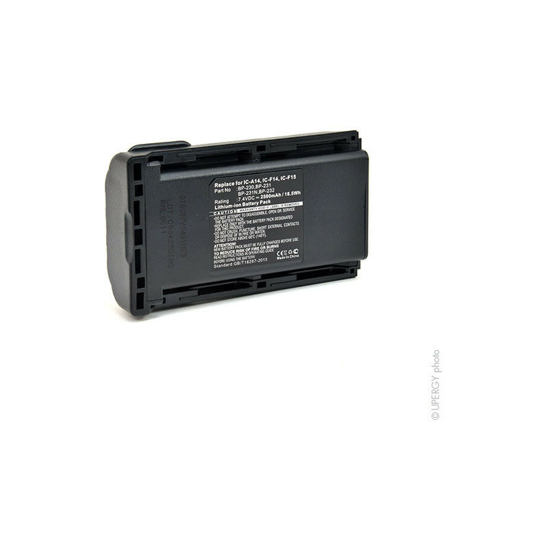 Batterie talkie walkie 7.4V 2500mAh - BP-232HBP-230BP-230N6140-25-152084 - NX