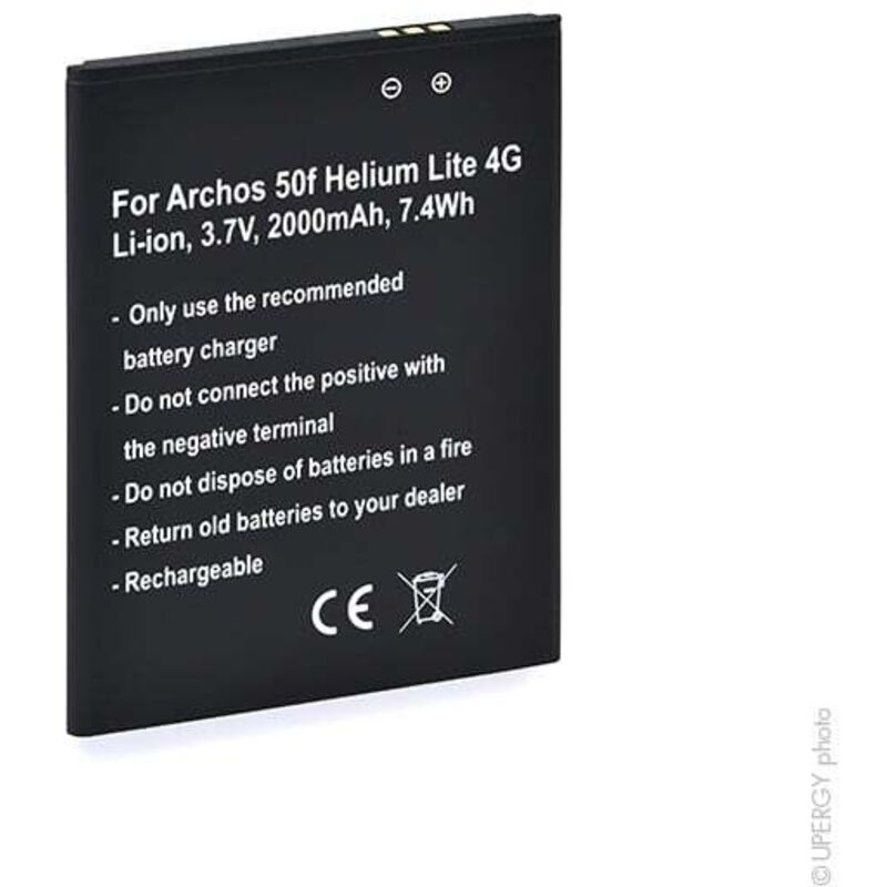 NX - Batterie téléphone, smartphone, gsm pour Archos 50F Helium Lite 3.7V 2000mAh - 50BC