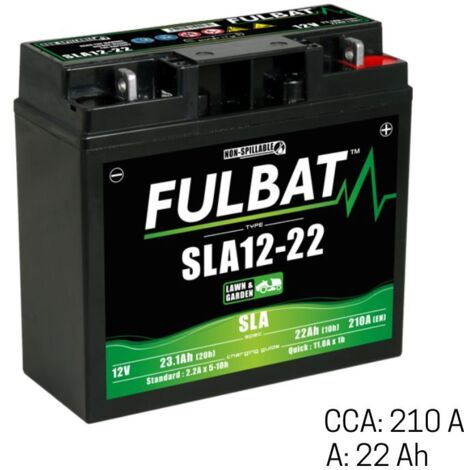 CASTELGARDEN Batterie tondeuse autoportée 12V - 22Ah / CCA: 210A NH1222
