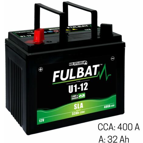 Batterie tondeuse autoportée 12V - 32Ah / CCA: 400 A, + à gauche