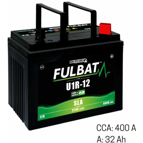 Batterie tondeuse autoportée 12V 32Ah – CCA 400A – Conception étanche pour performances élevées – Compatible HUSQVARNA et JOHN DEERE – Snapper
