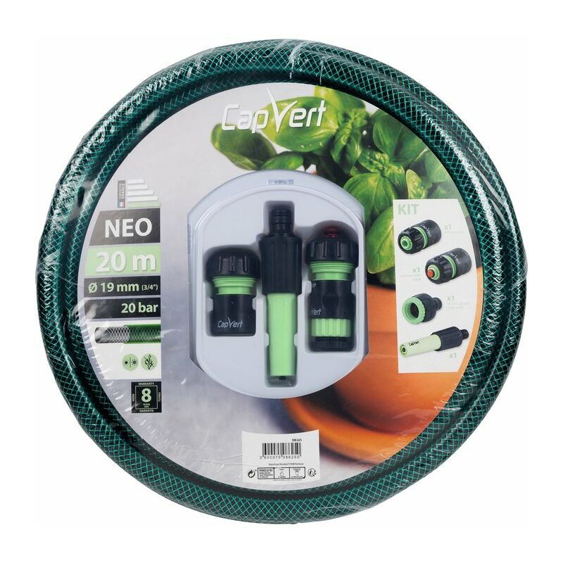 Batterie tuyau d'arrosage Néo Capvert - Ø 19 mm - L. 20 m