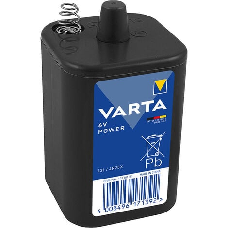 Batterie Varta 431-4r25x 6v 67x67x115mm