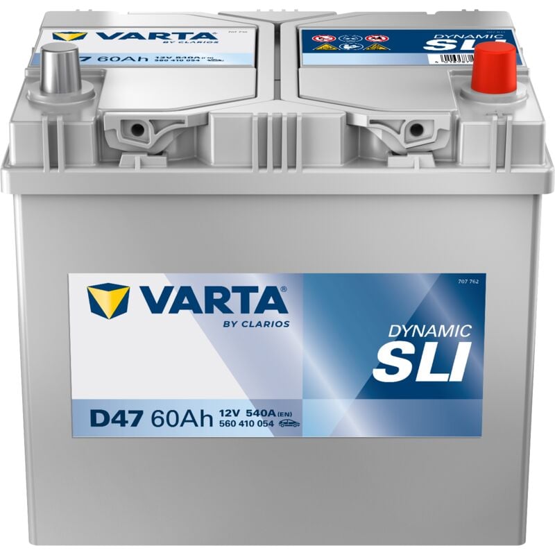 Varta - Batterie de démarrage Blue Dynamic D23L D47 12V 60Ah / 540A
