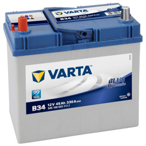 Varta – Batterie voiture 12V 45Ah 330A – Technologie Plomb Calcium – Puissance de démarrage fiable – Compatible voitures et camionnettes