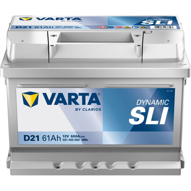 VARTA Batterie Auto D21 (+ droite) 12V 61AH 600A