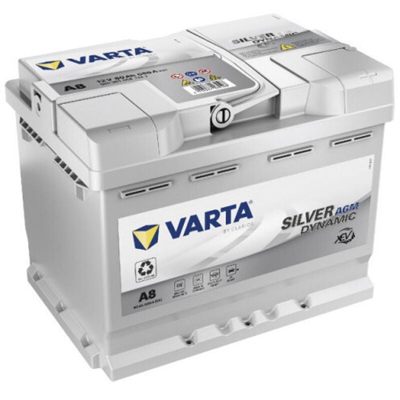Varta - Batterie start-stop agm A8 12V 60ah 680A 560 901 068 L2D