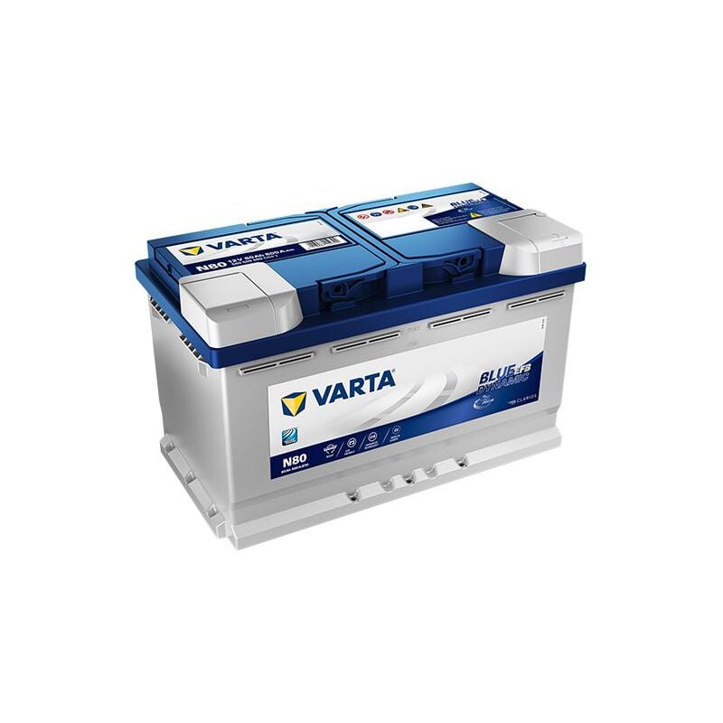 Varta - Batterie de démarrage Blue Dynamic L4 efb N80 12V 80Ah / 800A 580500073