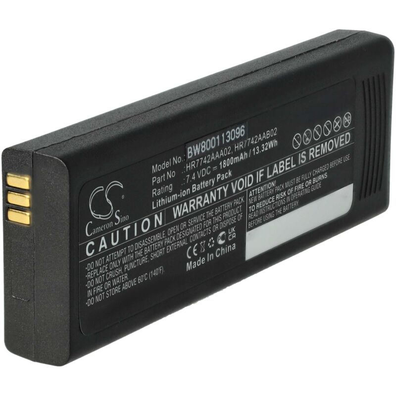 Vhbw - Batterie compatible avec Cassidian TPH700, P3G radio talkie-walkie (1800mAh, 7,4V, Li-ion)