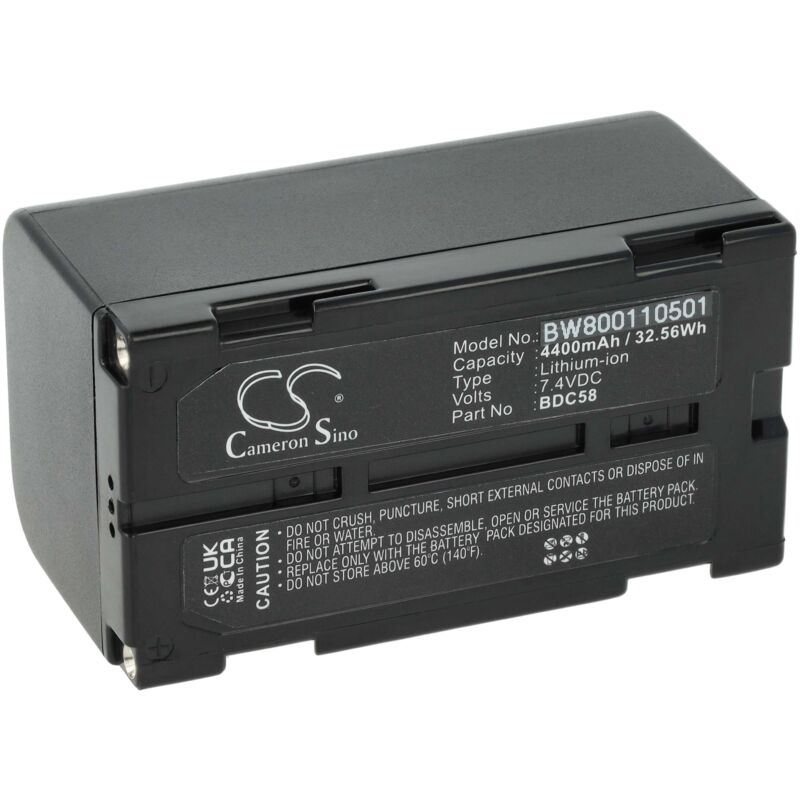 Vhbw - Batterie compatible avec Sokkia GRS-1, GRS1700 csx, GRS-1 Mobile gis Mapping System outil de mesure (4400mAh, 7,4V, Li-ion)